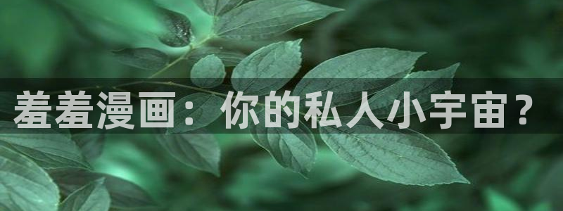 omofun漫画官网入口：羞羞漫画：你的私人小宇宙？